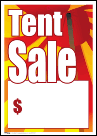 100-Pack Sale Tags for Retail & Tent Sales - Perfect for Clearance Events, Discount Pricing & Seasonal Promotions