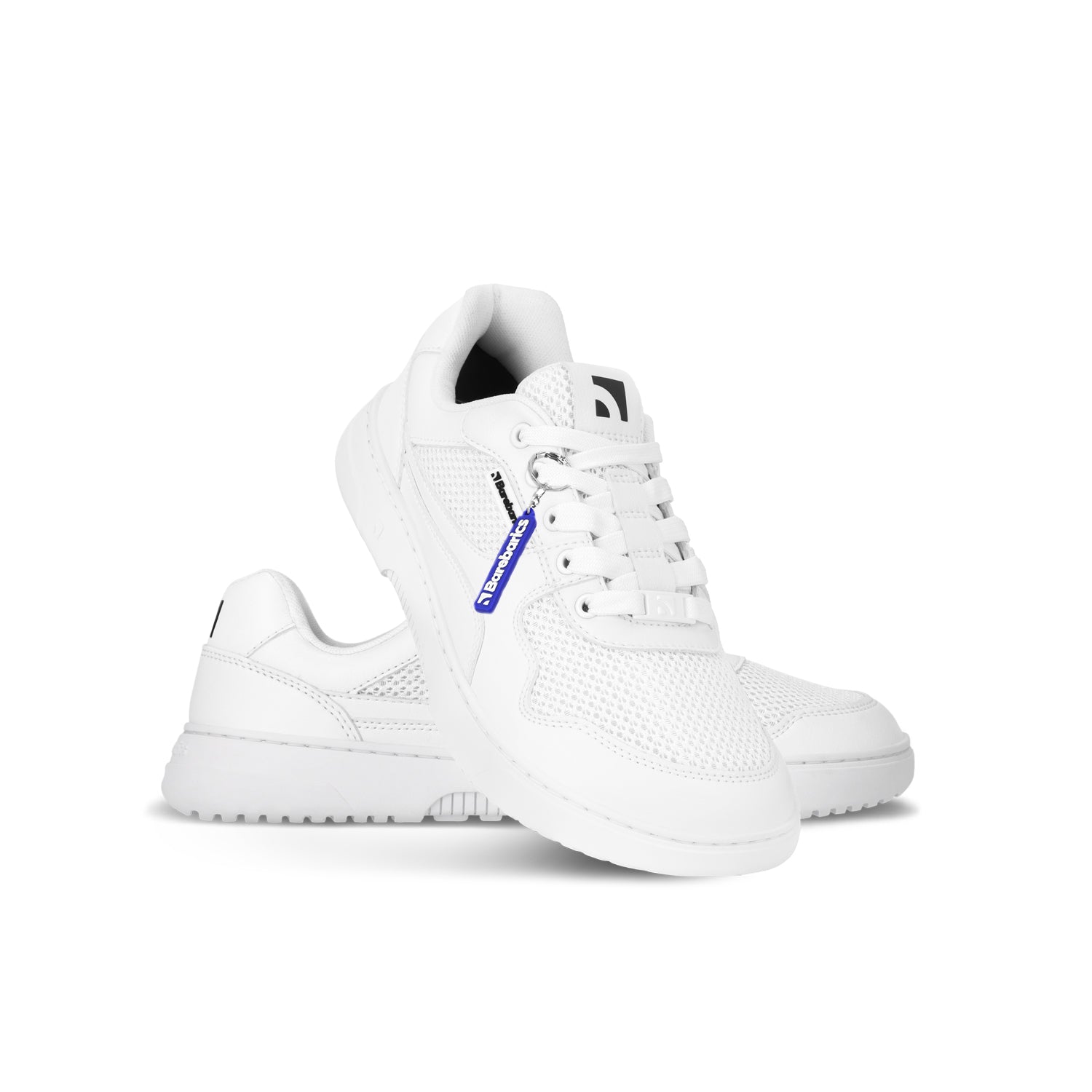 Barefoot Sneakers Barebarics Zing - Vegan All-White Minimalist Shoes for Men & Women | Perfect for Running, Yoga & Everyday Comfort