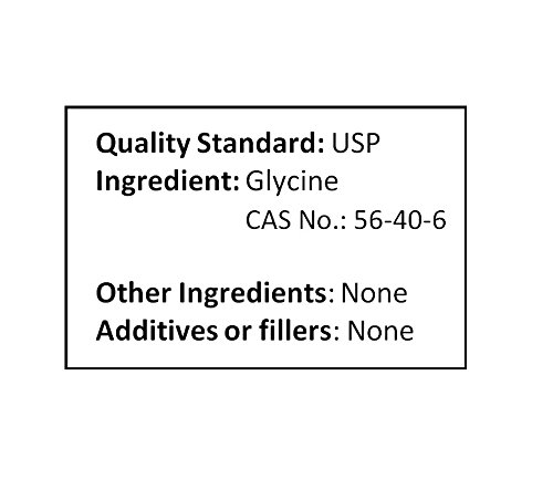 Pure Glycine Powder 1000g (2.2 lb) - USP Grade Bulk Supplement for Muscle Recovery, Sleep Support & Cognitive Function | Lab-Tested Amino Acid for Fitness, Stress Relief & Brain Health
