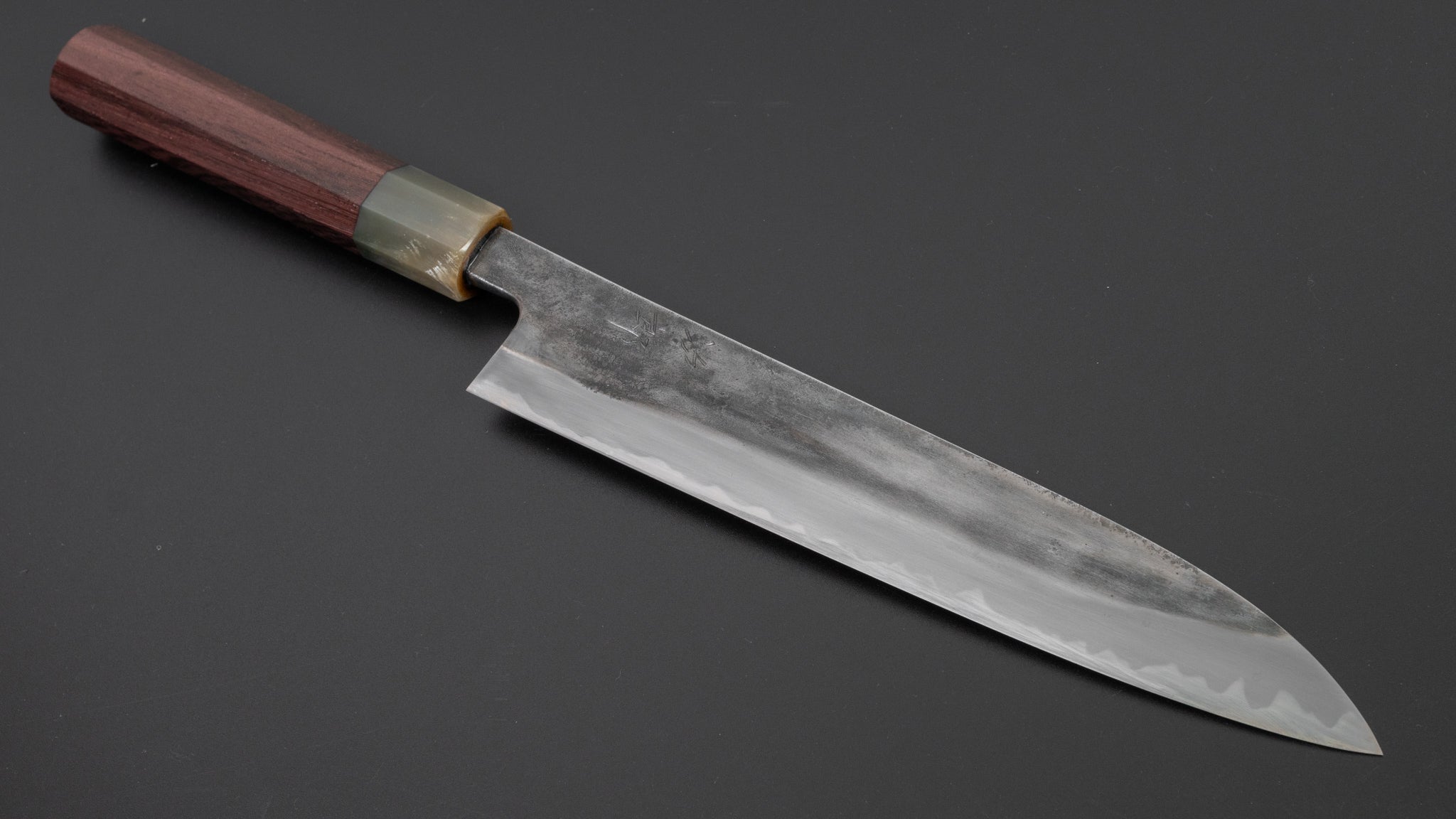 Premium Jiro Tsuchime Wa Sujihiki 210mm Japanese Slicing Knife - Taihei Tagayasan Handle (#122) - Perfect for Sushi, Sashimi & Meat Carving
