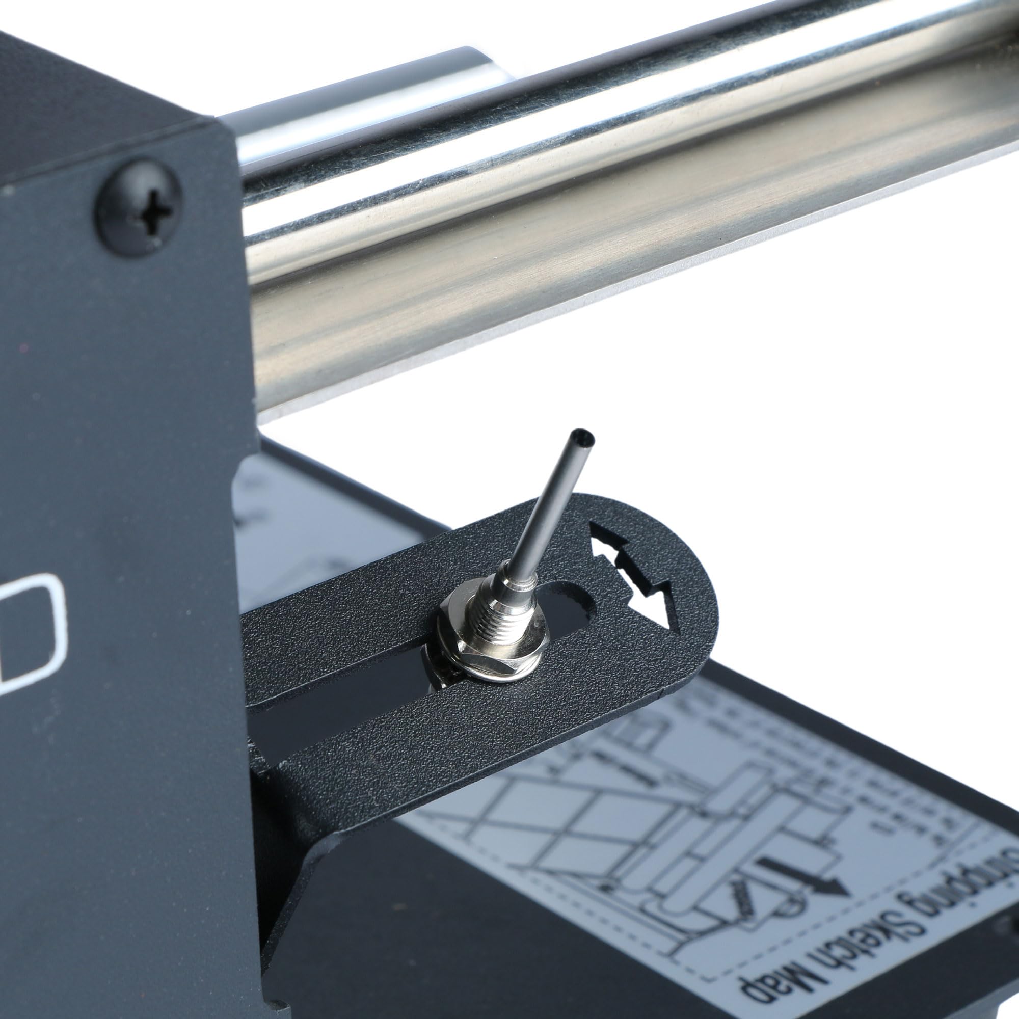 U.S. Solid Automatic Label Dispenser Machine with Fiber Optic Sensor - Clear & Opaque Labels (10-115mm Width, 8-130mm Length) - Perfect for Warehouse, Retail & Shipping Labeling