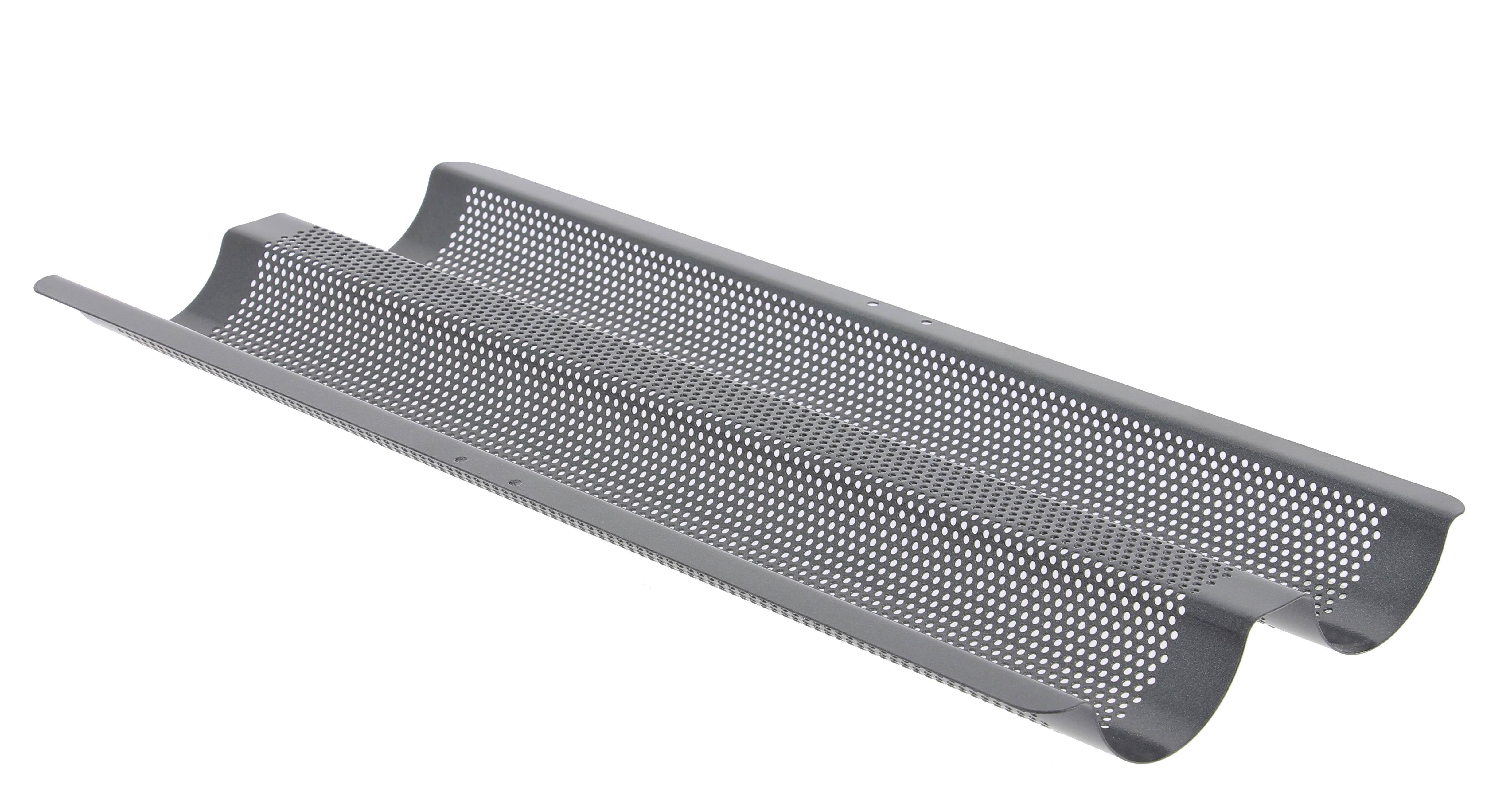 de Buyer Baguette Tray - Professional Non-Stick Baking Sheet for French Bread, Pastries & Cookies | Perfect for Home Baking, Restaurants & Bakeries