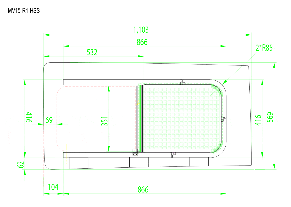 AM Auto Mercedes Metris 2015+ Passenger Side Sliding Window Screen - OEM Fit Ventilation for Van & Camper Conversions (Right Front Half Window) | Perfect for Road Trips, Camping & Outdoor Adventures