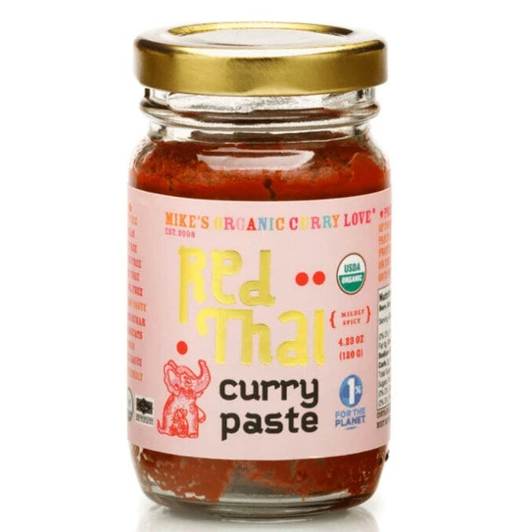 Mike's Organic Curry Paste - Authentic Thai Flavor, Gluten-Free & Vegan - Perfect for Stir-Fries, Soups, and Marinades