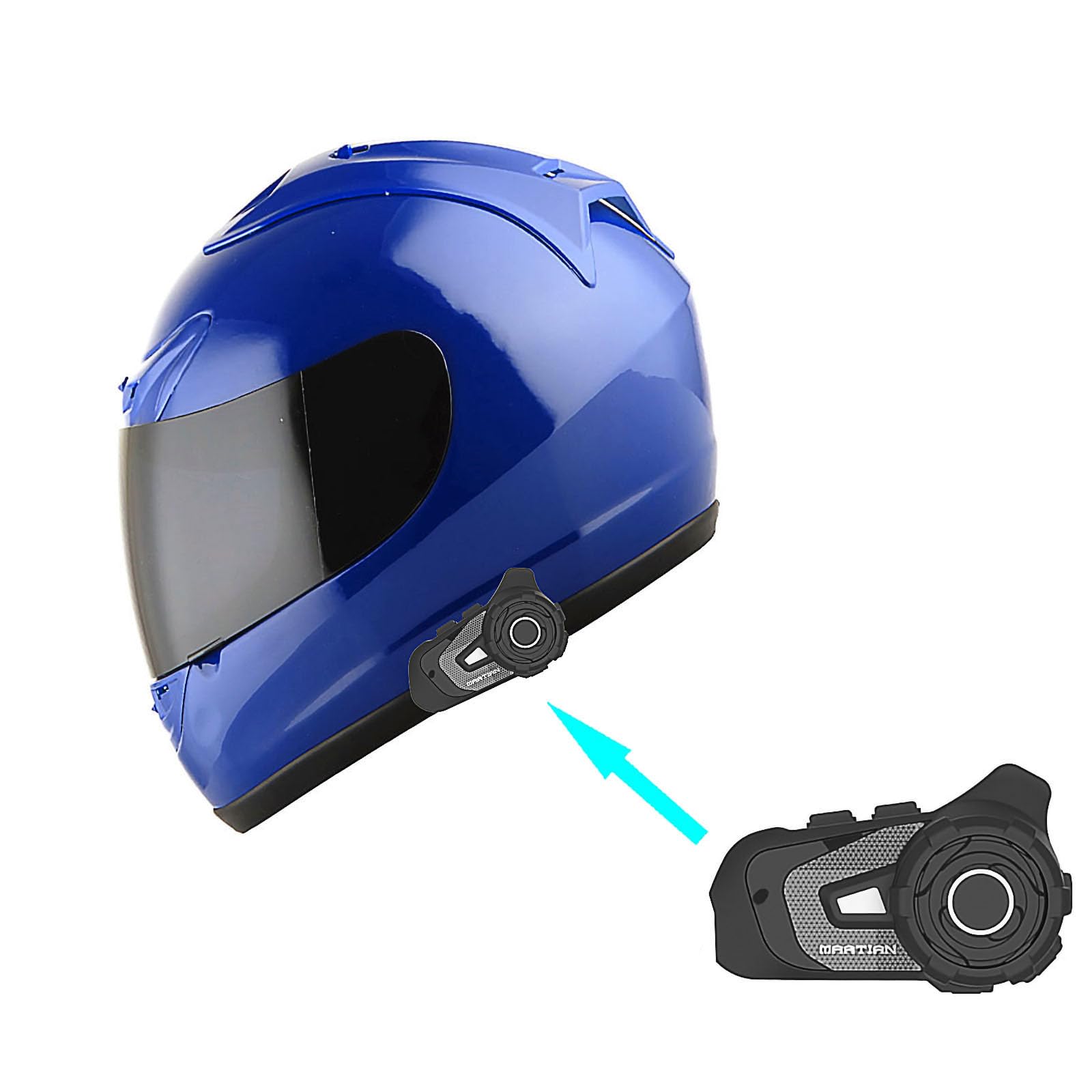 1Storm JH901 Motorcycle Full Face Helmet with Extra Clear Shield - Matte Black - DOT Certified for Safety - Perfect for Street Biking, Racing & Commuting