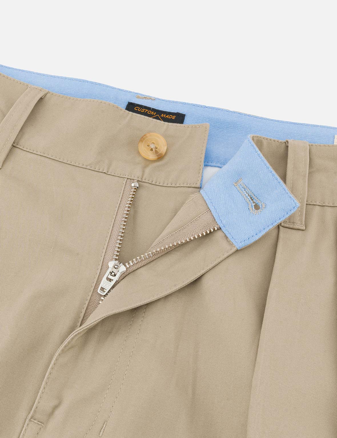 Wheel of Wisdom & Logo Embroidered Tapered Chino Pants - Stylish Casual Wear for Men's Office & Smart Outfits