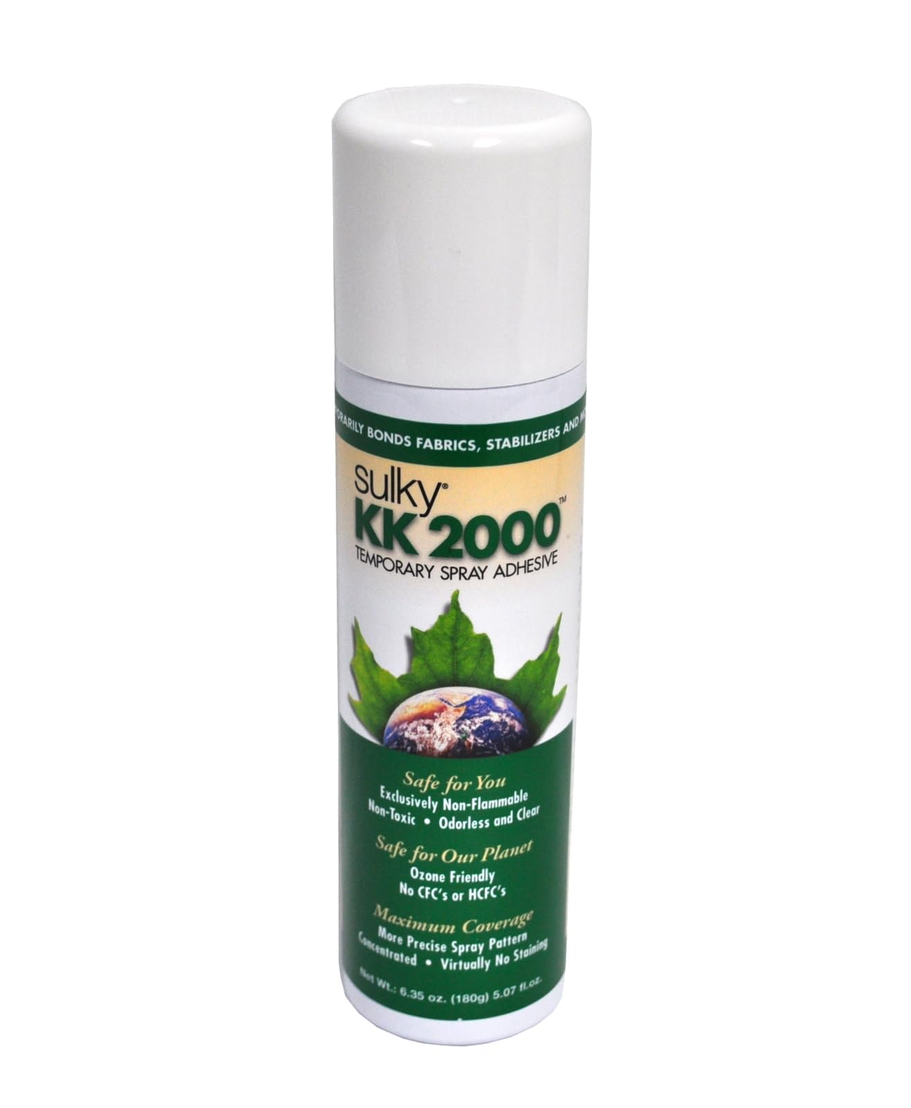 Sulky Temporary Fabric Adhesive Spray - Strong Hold for Quilting, Sewing & Crafts - Quick Drying, Washable & Repositionable - Perfect for Fabric, Paper & DIY Projects
