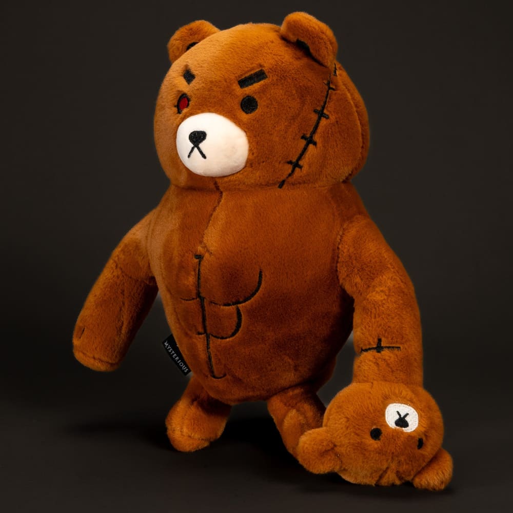 Plushie Dreadfuls Bearfisted Ripped Bear Stuffed Animal Toy - Cute Huggable Plush for Kids, Gift for Bear Lovers, Perfect for Bedroom Decor & Comfort