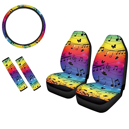 Rainbow Music Notes