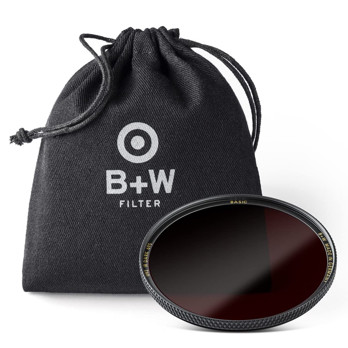 B+W 62mm Basic IR Dark Red 092 Glass Filter for DSLR & Mirrorless Cameras – Infrared Photography, Landscape & Astrophotography