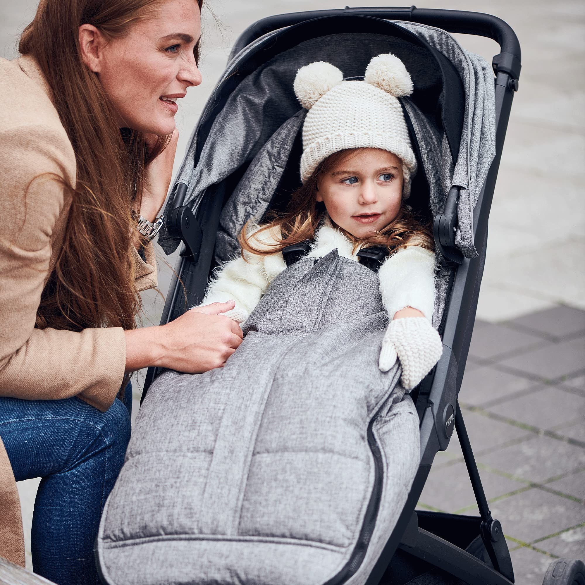 Thule Insulated Stroller Footmuff - Winter Stroller Cover for Baby, Warm & Waterproof - Perfect for Cold Weather, Snow, and Outdoor Adventures