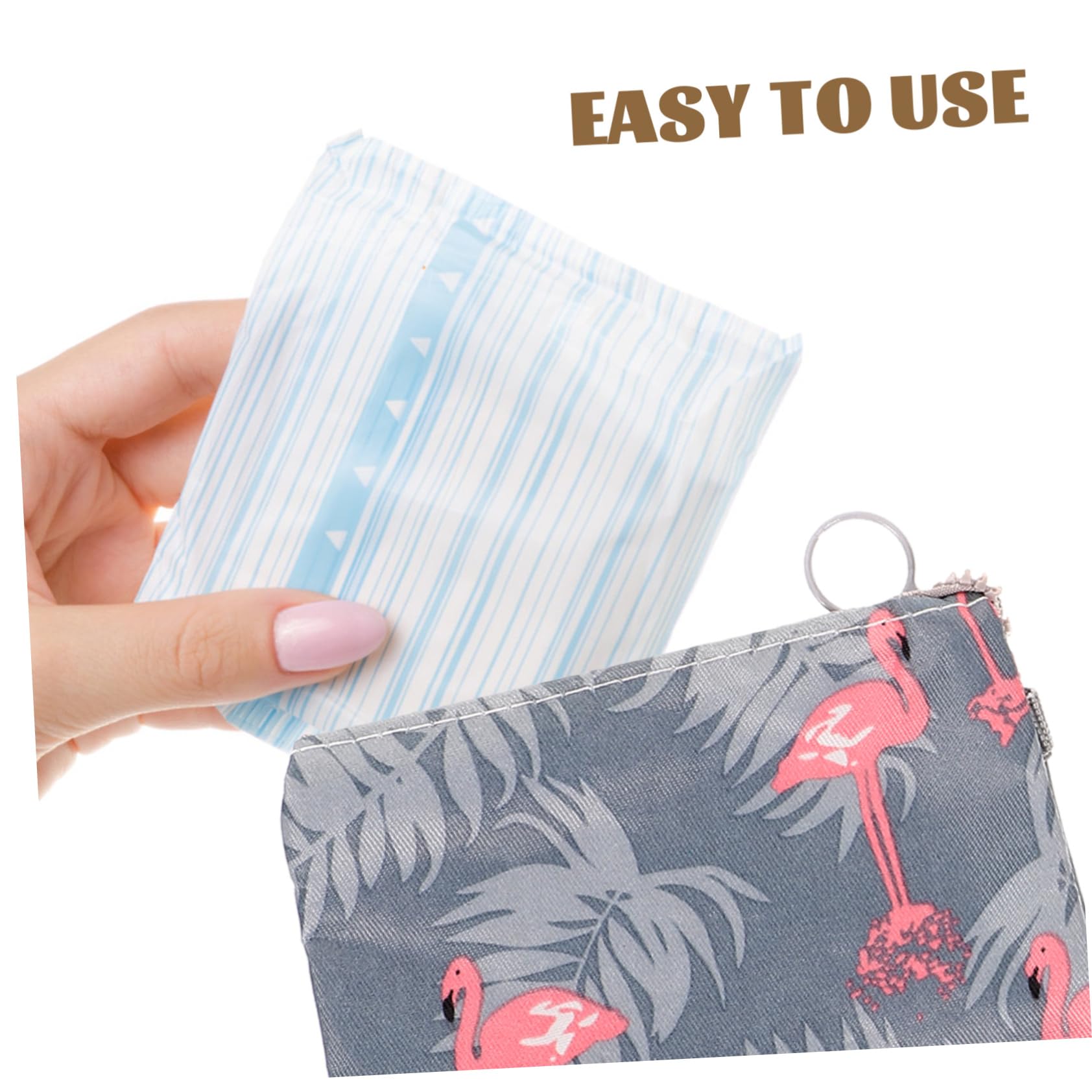 Lurrose Sanitary Napkin Storage Bags - 2 Pack Period Organizer for Hygiene & Cosmetics | Travel & Home Use