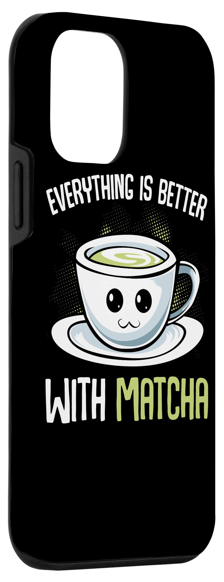 iPhone 12 Mini Case - Matcha Green Aesthetic Phone Cover for Tea Lovers | Perfect Gift for Japanese Tea Enthusiasts | Durable Protection for Everyday Use & Travel
