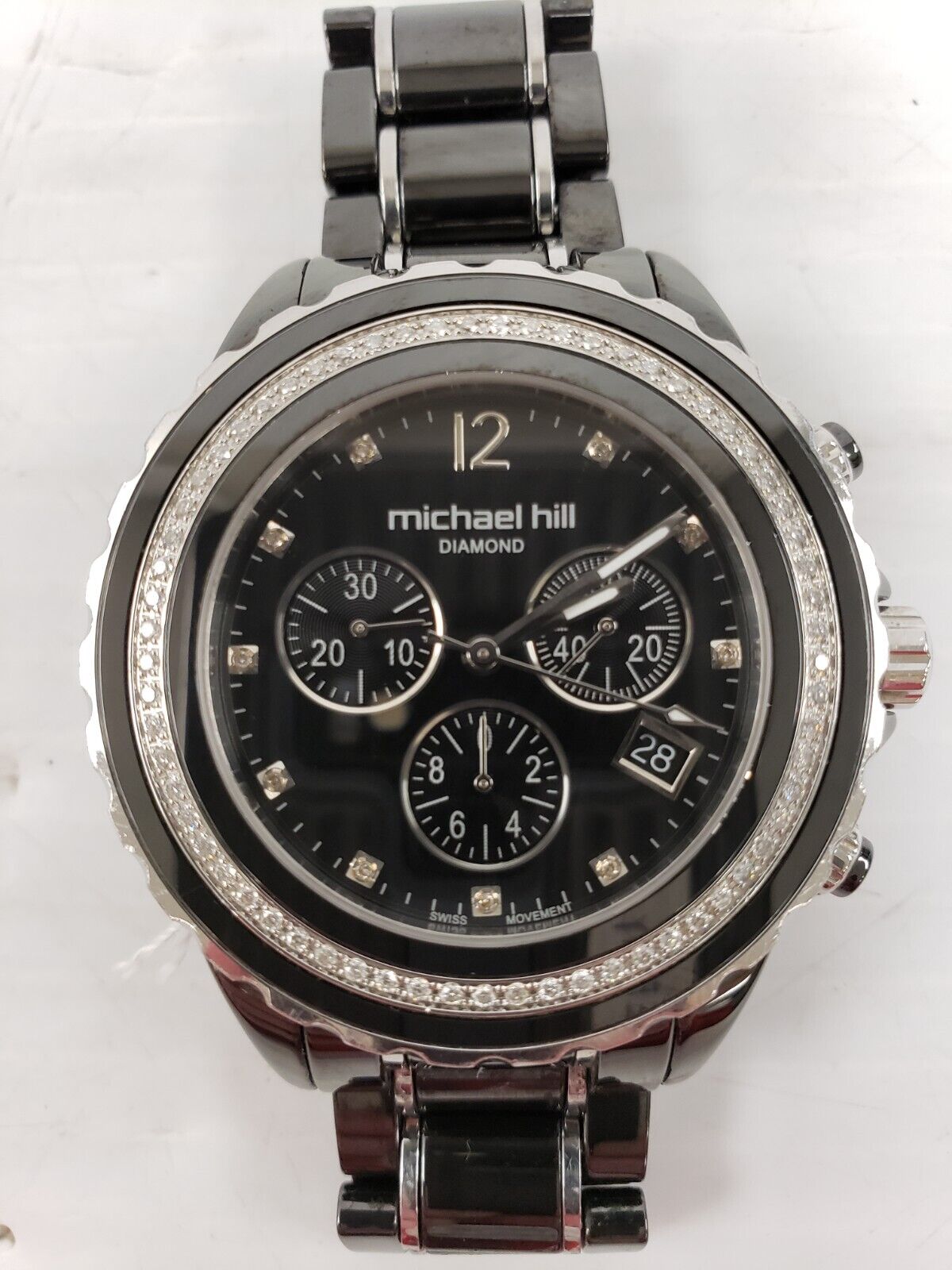Michael Hill 9337 Men's Luxury Stainless Steel Watch - Elegant Dress Watch for Business, Formal Events & Everyday Wear
