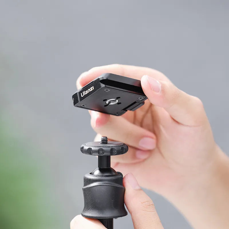 Ulanzi Uka Quick Release Plate and Base Kit C007 - Compatible with DSLR, Mirrorless Cameras - Perfect for Vlogging, Photography & Video Shooting