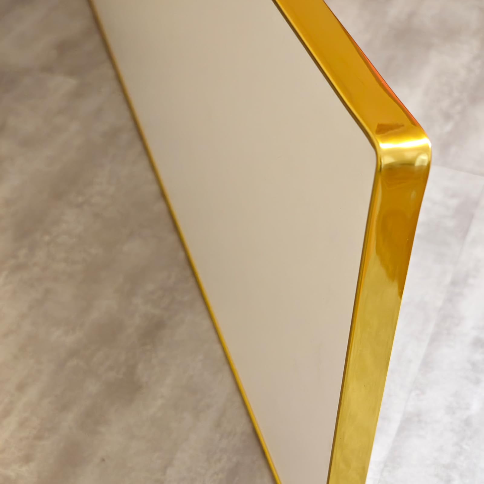 Flexible U-Shape Edge Banding - 9.2ft TPE Self-Adhesive Veneer Edging Trim for Furniture, Countertops, Tables & Cabinets - Gold 20mm Edge Protector for DIY Home Improvement & Wood Restoration Projects (Perfect for Kitchen Cabinets, Shelves & Plywood Furniture)