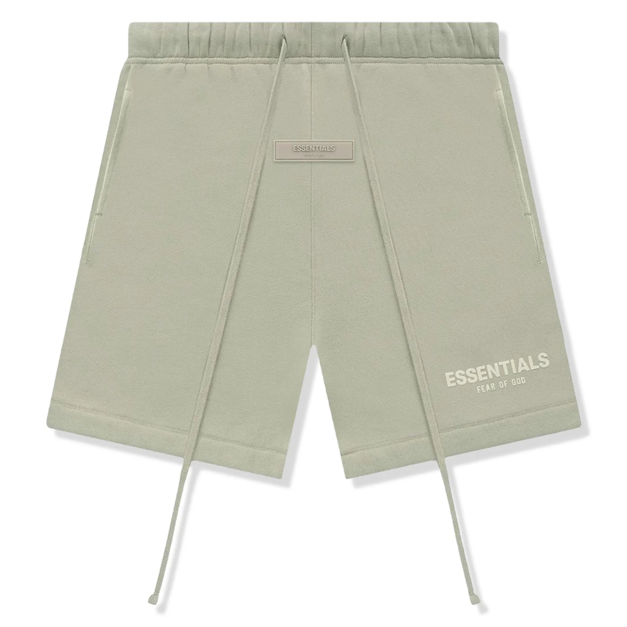 Fear of God Essentials Seafoam Green Shorts for Men - Comfortable Casual Athletic Wear for Gym, Running & Summer Outfits