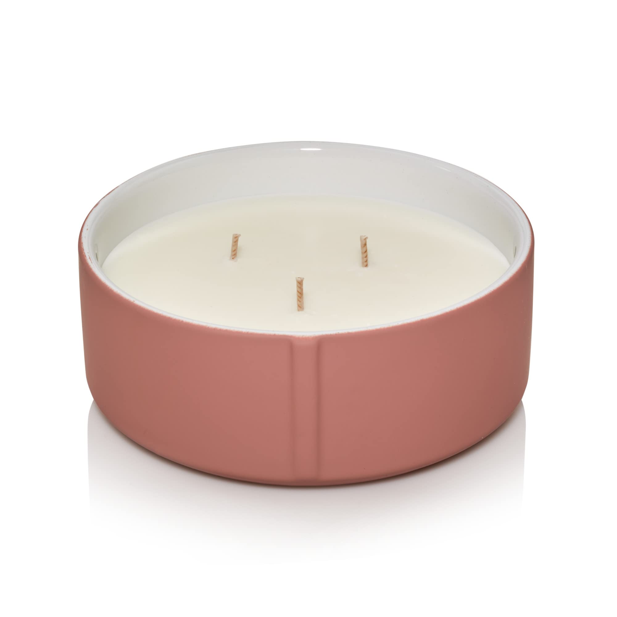Premium Chesapeake Bay Candle PT42076 Multi-Wick Ceramic Candle in Rosewood Fig Scent - Home Decor & Aromatherapy for Living Room, Bedroom, and Spa Relaxation