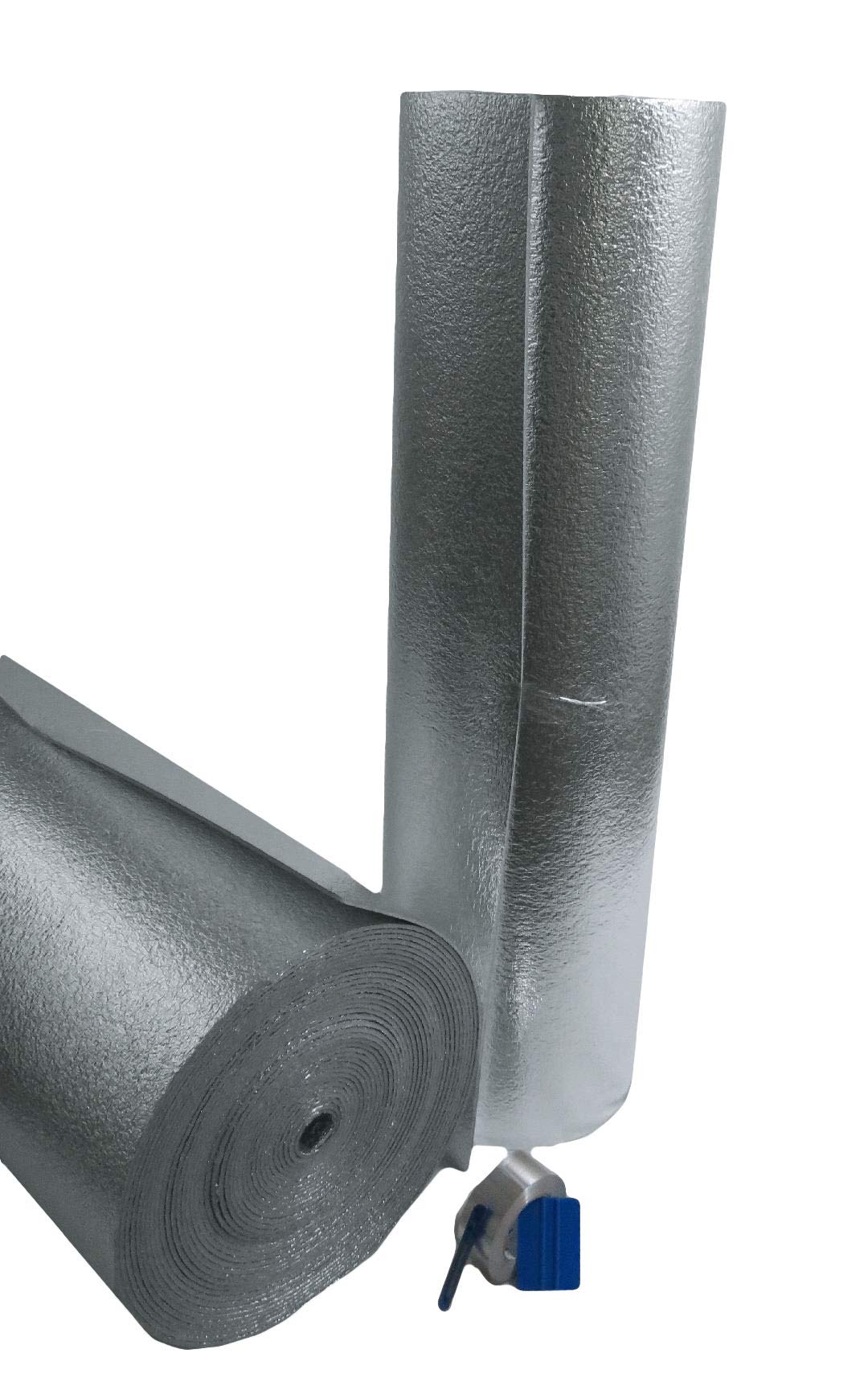 Super Shield EZ-Cool Car Insulation Kit - 200 Sq. Ft Heat & Sound Barrier with 50' Foil Tape | Automotive Thermal Insulation for DIY Car Restoration, RV, Van & Truck Projects | Reduce Engine Heat & Road Noise