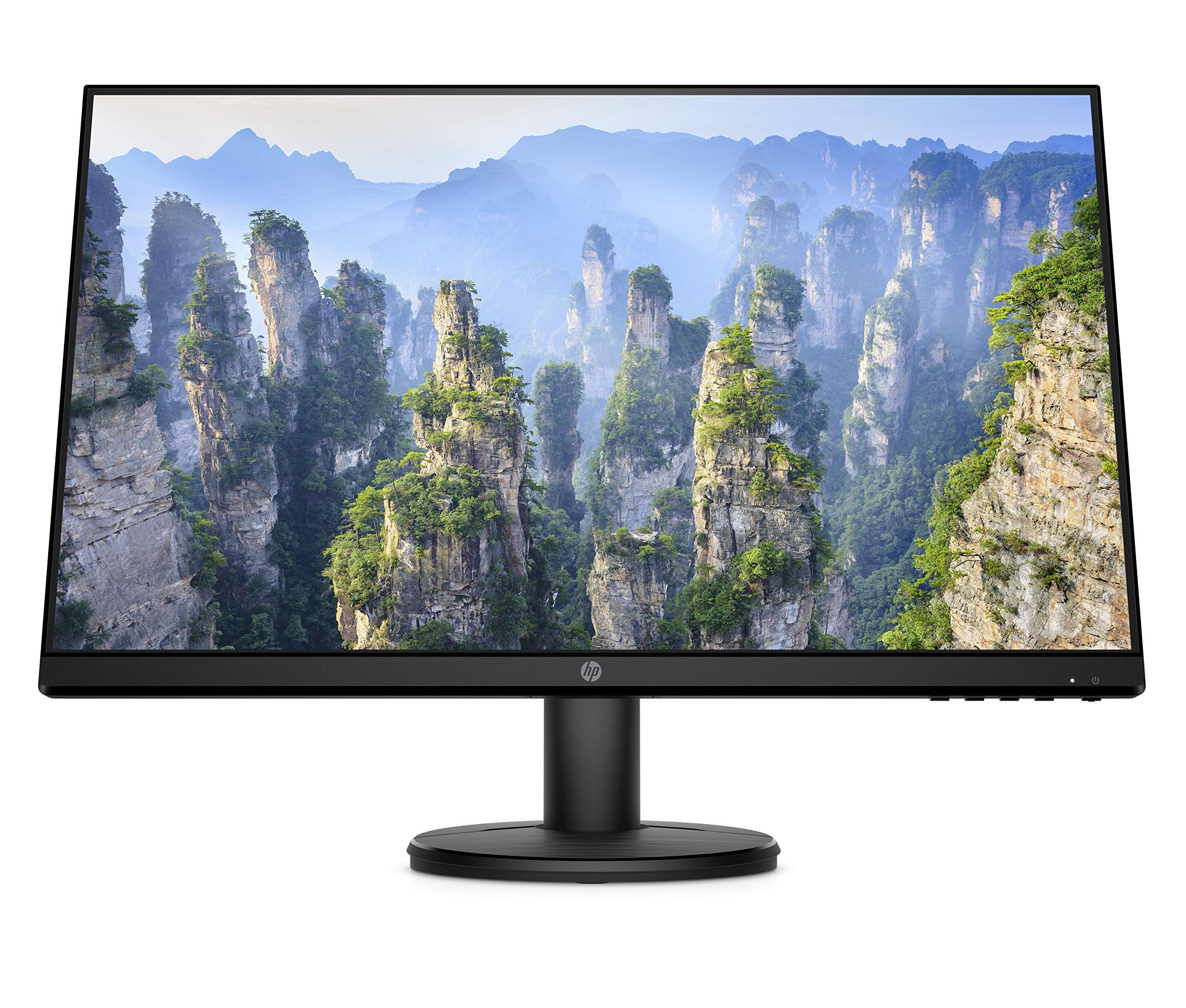 HP V24i 23.8-inch FHD IPS Monitor with 3-Side Micro Edge Design - Full HD 1080p Computer Screen, Low Blue Light, HDMI & VGA Ports - Ideal for Home Office, Gaming & Business Use (Renewed, Model 9RV15AA#ABA)