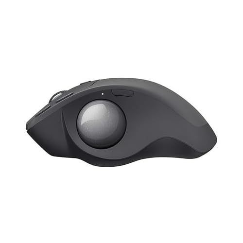 Logitech MX Ergo Wireless Trackball Mouse with Extended Mouse Pad & 4-Port USB 3.0 Hub Bundle - Ergonomic Design for Office, CAD Design, and Home Computing