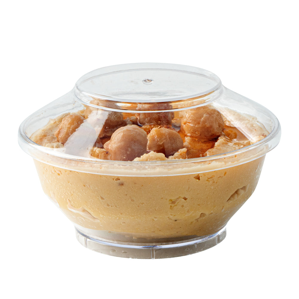 4 oz Round Clear Plastic Deli Containers with Lids - 3.25