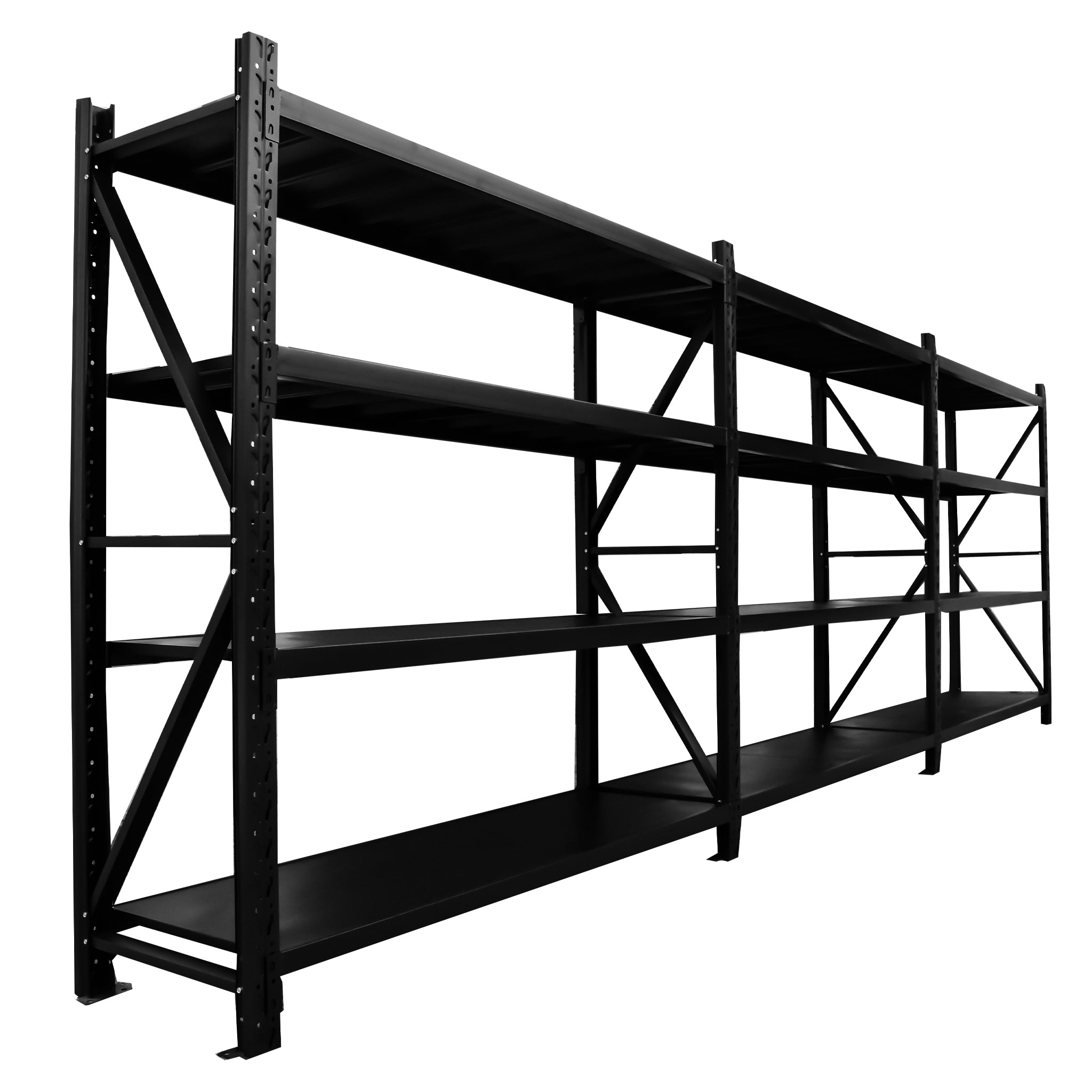 5m x 2m x 0.5m Heavy Duty Industrial Shelving Unit - 1800KG Capacity (Width x Height x Depth) for Warehouse Storage, Garage Organization & Retail Display