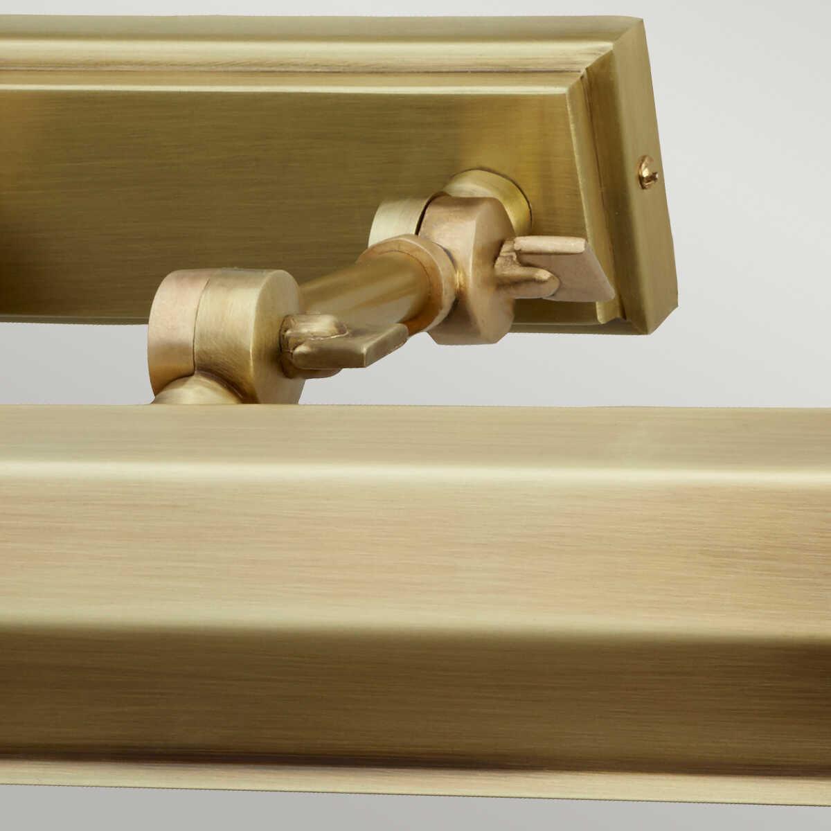 Elstead Lighting Chawton Medium Aged Brass Picture Light - Perfect for Artwork, Mirrors & Wall Decor in Living Rooms & Galleries