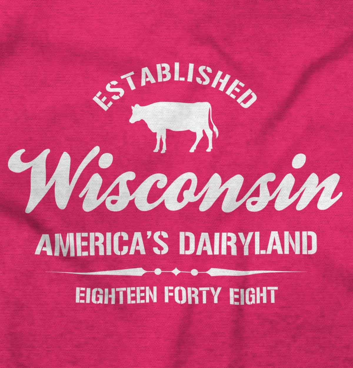 Classic Teaze Wisconsin America's Dairyland State Hoodie Sweatshirt for Women & Men - Cozy Unisex Pullover for College, Travel & Outdoor Activities