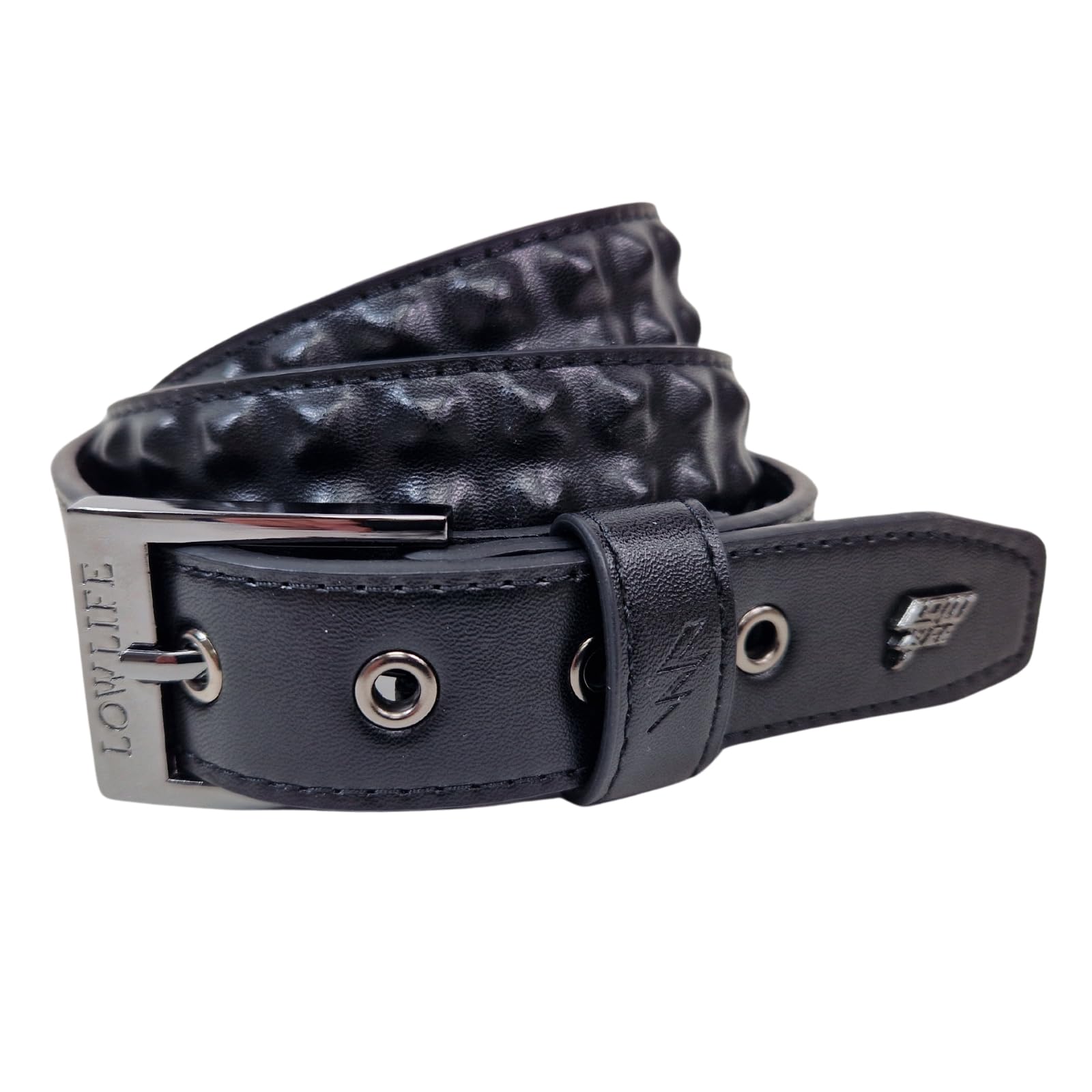 LowLife of London Slim Leather Cover Up Belt - 2 Row Concealed Belt for Men & Women | Perfect for Casual, Office & Formal Wear