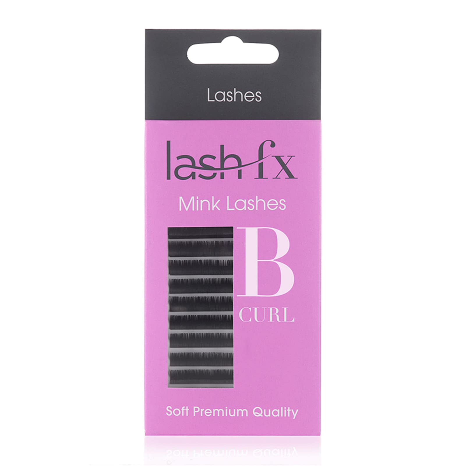 Premium Mink Eyelash Extensions - B Curl, 0.20mm Thick, 10mm Length | Professional False Lashes for Volume & Dramatic Look | Perfect for Weddings, Parties & Special Occasions