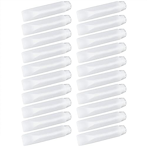 A K Homes - 50ml Leakproof Plastic Makeup Container, Washable Reusable Empty Cosmetic Tubes for Shower Gel, Body Lotion, Shampoo & Cleanser - Travel-Friendly Sample Storage for Home, Gym & Travel Essentials