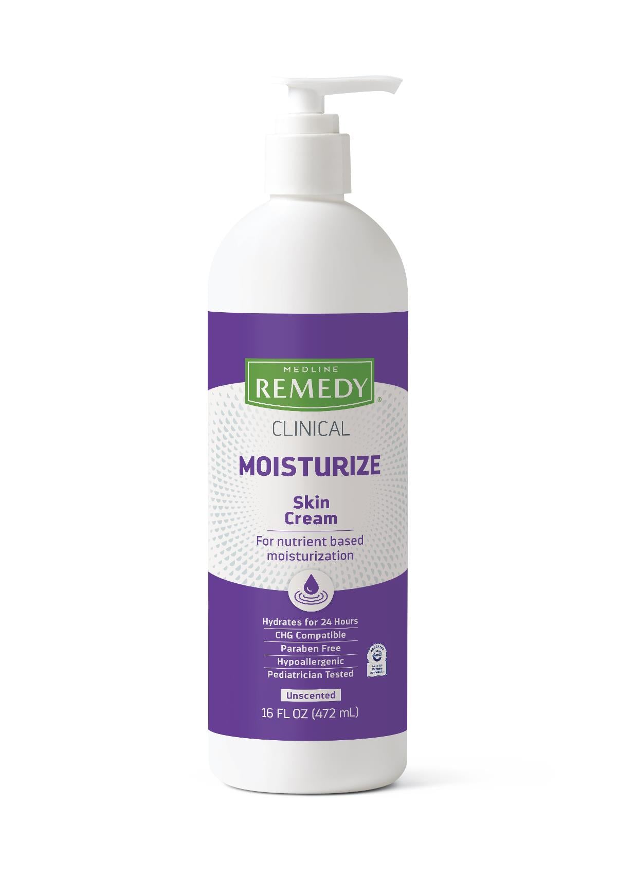 Medline Remedy Clinical Skin Cream - Hydrating & Healing Moisturizer for Dry, Cracked Skin | Dermatologist Recommended | Ideal for Eczema, Psoriasis & Daily Skin Care