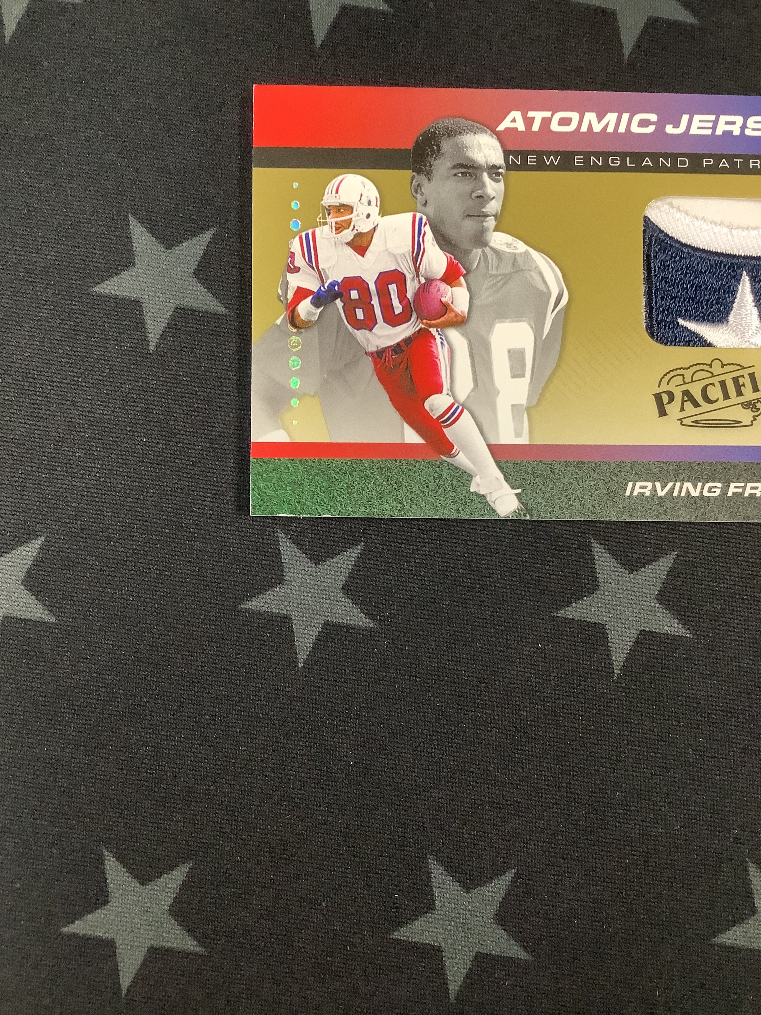 2024 Panini Encore Irving Fryar Atomic Jersey 05/10 Patriots #AJ IFY - Rare Football Collectible for Fans & Memorabilia Display