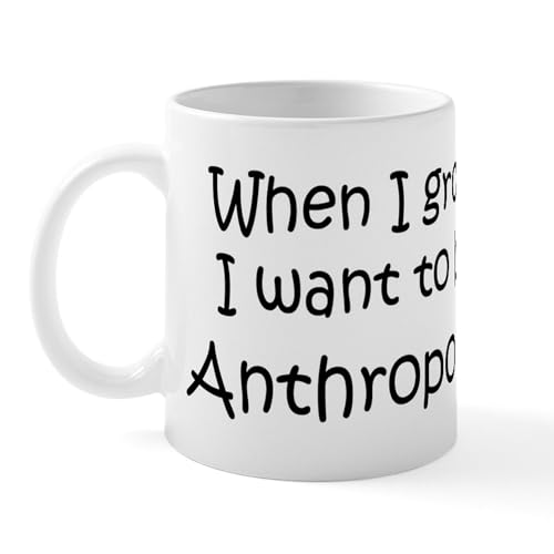 White - Grow Up Anthropologist Mug
