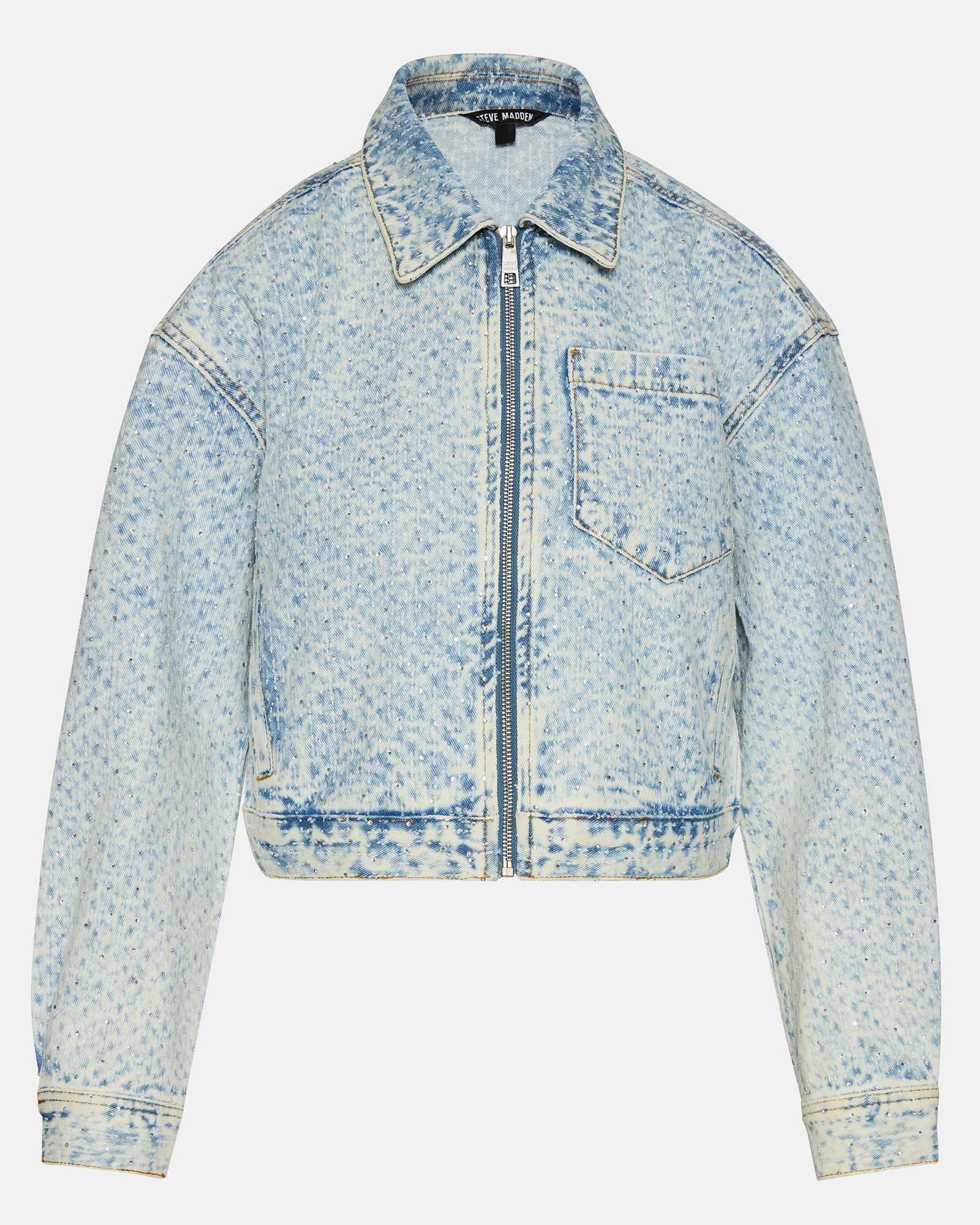 GLACIA DENIM JACKET for Women - Stylish Lightweight Denim Jacket with Stretch Comfort - Perfect for Casual Outfits, Spring & Fall Layering