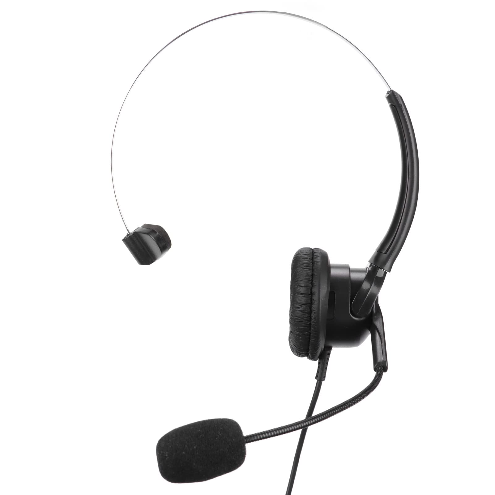 RJ9 Telephone Headset with 330° Adjustable Microphone - Noise Cancelling Headset for Call Centers & Home Office - Compatible with Landline Phones & RJ9 Devices - Perfect for Customer Service, Telemarketing & Remote Work