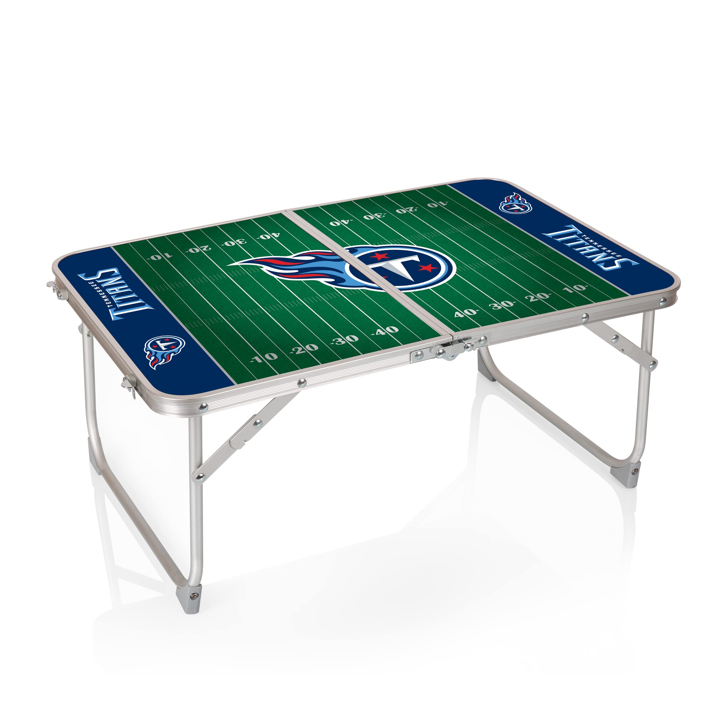 PICNIC TIME NFL Concert Mini Portable Folding Table - Small Lightweight Picnic Table for Outdoor Events, Tailgating, Camping & Beach Parties