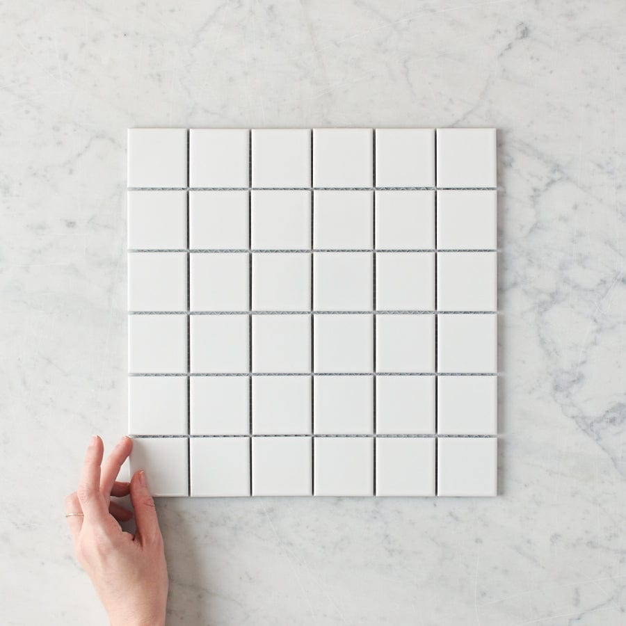 Premium Haddon White Gloss 12x12 Ceramic Wall & Floor Tile - Perfect for Bathroom, Kitchen Backsplash, and Shower Renovation