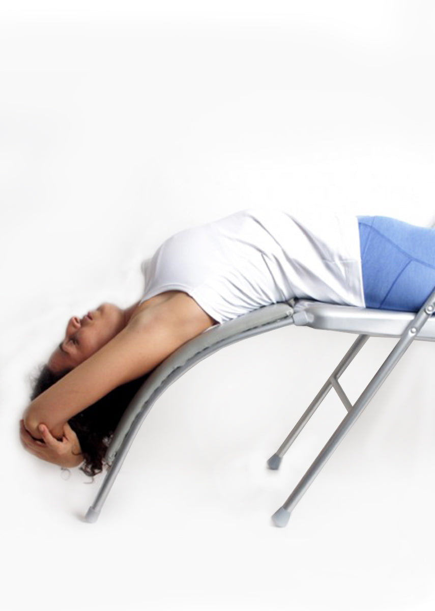 Premium Yoga Studio Back Bender - Adjustable Yoga Chair Support for Deep Stretching & Spinal Flexibility | Perfect for Home Yoga Practice, Studio Sessions & Rehabilitation Exercises
