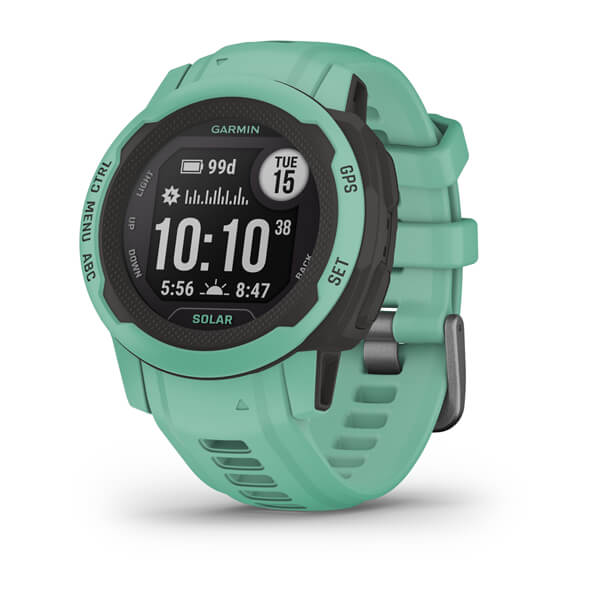 Garmin Instinct 2S Solar Smartwatch - Rugged GPS Watch with Solar Charging, Health Monitoring & Fitness Tracking - Perfect for Hiking, Running, Outdoor Adventures & Everyday Wear