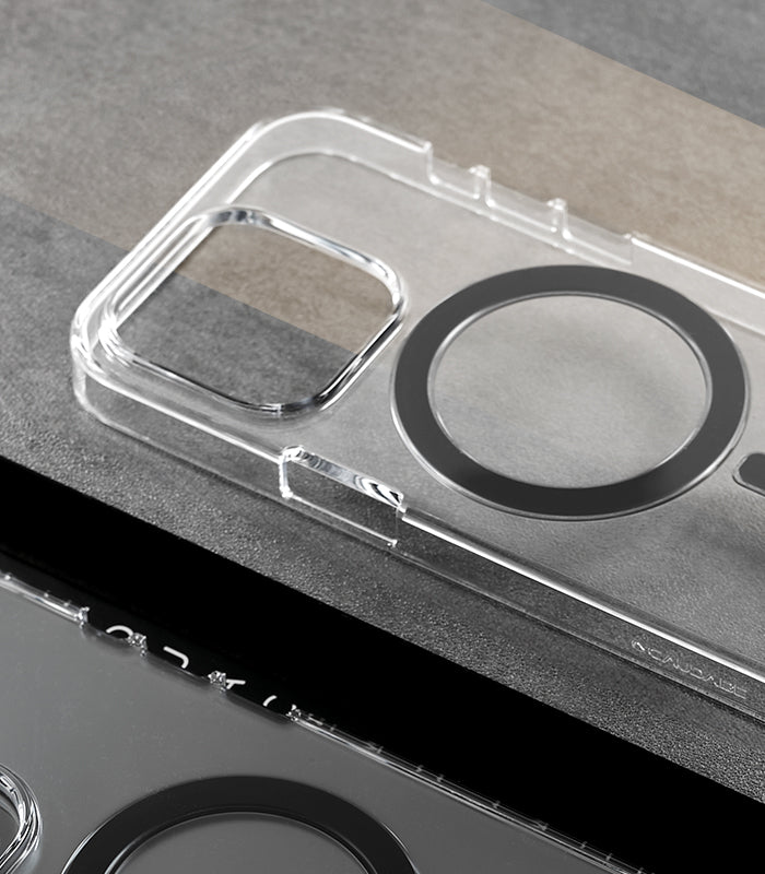 Lucid Clear iPhone 14 Plus Case with MagSafe - Slim Protective Cover for Everyday Use, Work & Travel