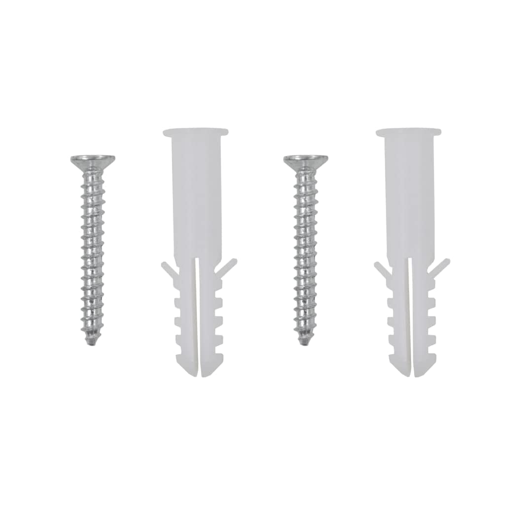 vidaXL Set of 2 Round Wall-Mounted Dresser Mirrors - 23.6