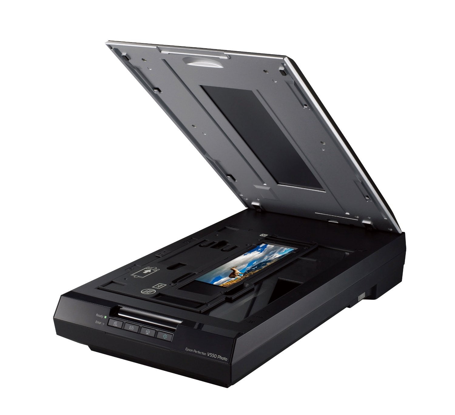 Epson Perfection V550 Photo Scanner - High-Resolution Scanning for Photos, Documents & Negatives | Perfect for Home Office, Photography Enthusiasts & Archiving Memories