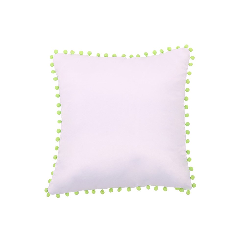 50pcs Sublimation Pillow Covers - Blank Heat Transfer Cushion Cases with Dot Edge Design for DIY Customization | Perfect for Home Decor, Gifts, and Photo Printing Projects