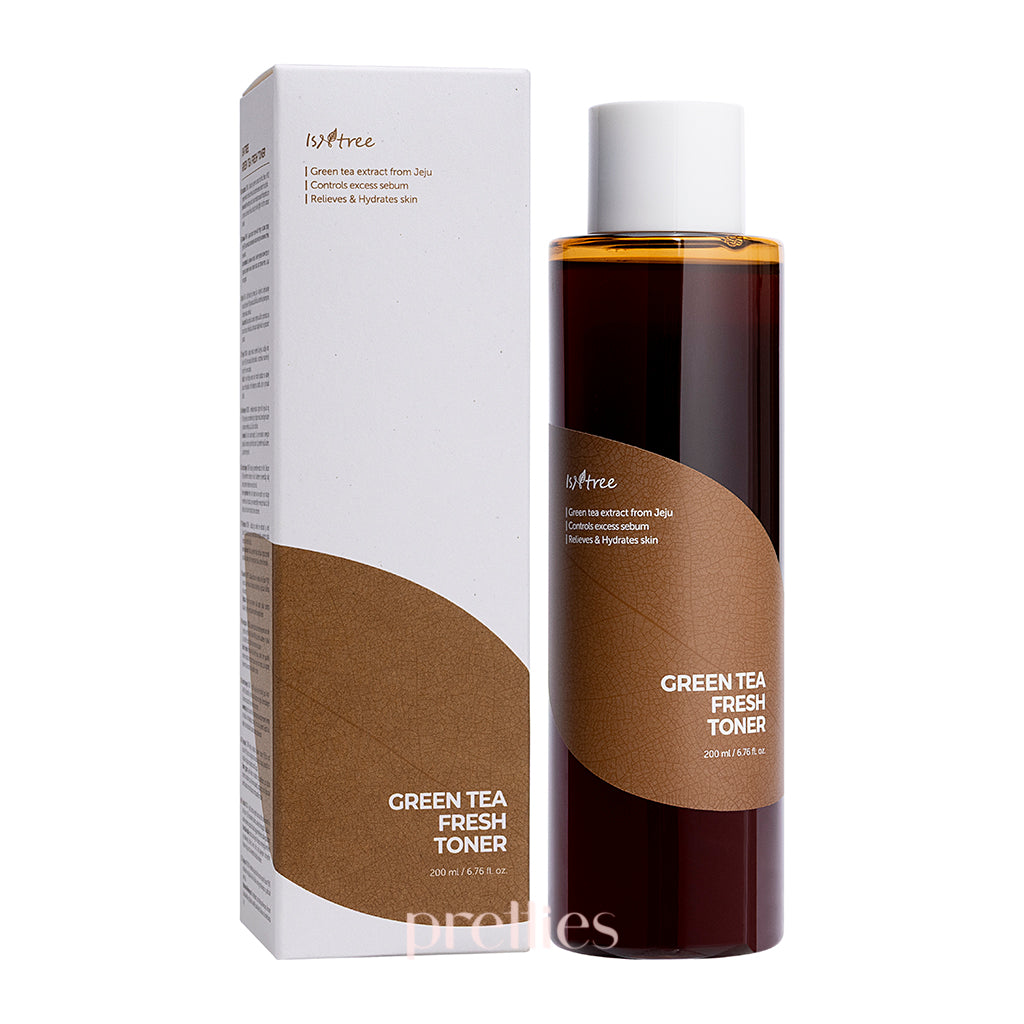 Isntree Green Tea Fresh Toner 200ml - Hydrating Facial Toner for Oily & Acne-Prone Skin | Korean Skincare for Daily Use & Pore Care
