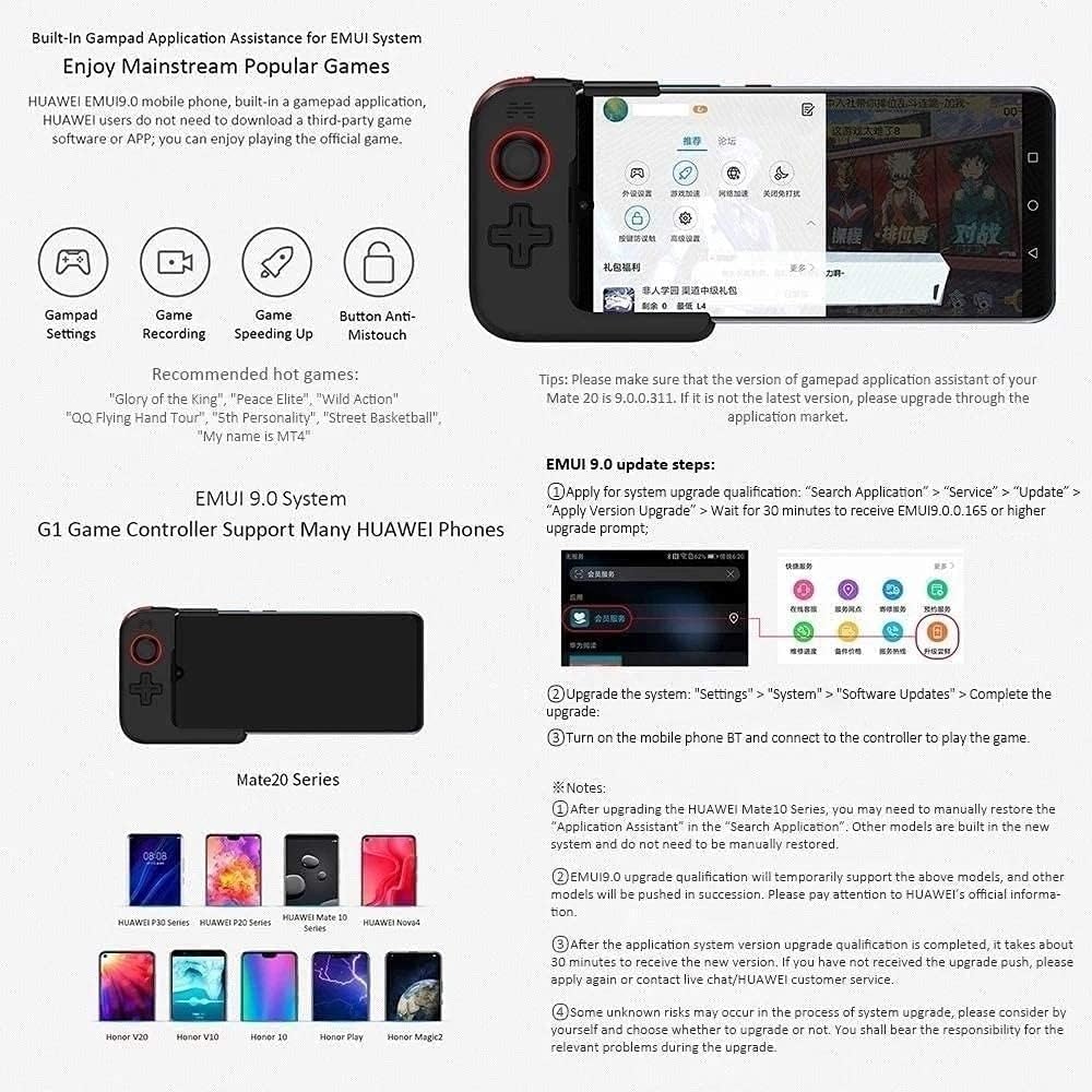 LEONYS Wireless Controller for Gaming - Bluetooth Gamepad with Telescopic Phone Holder, Compatible with Android & iOS Devices - Perfect for Mobile Gaming, Cloud Gaming & Console Play