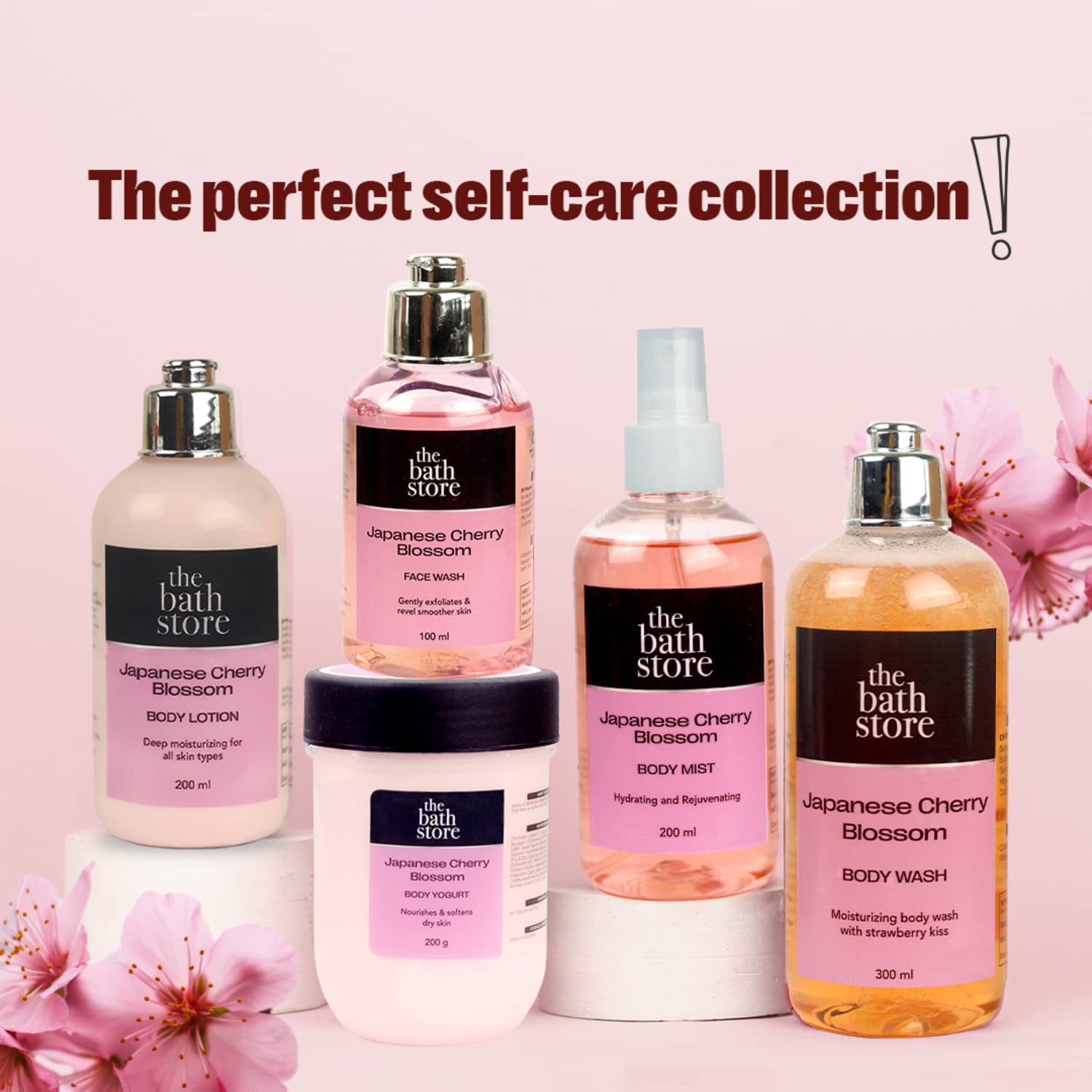 Japanese Cherry Blossom Body Wash & Shower Gel - Acne Cleansing, Exfoliating & Tan Removal for Men & Women | Long-Lasting Fragrance, 300ml | Perfect for Summer Skincare & Daily Refreshment
