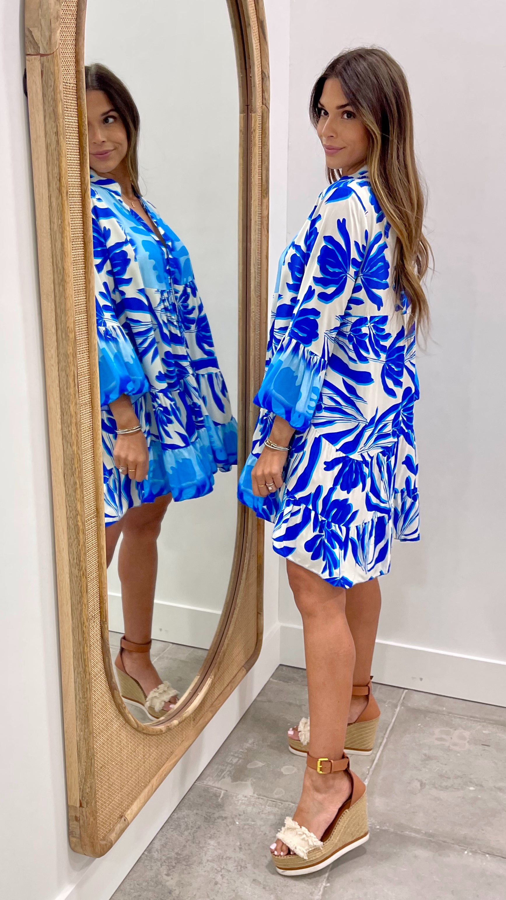 Doriano Blue Italian Dress - Elegant Women's Formal Gown for Weddings, Parties & Special Occasions