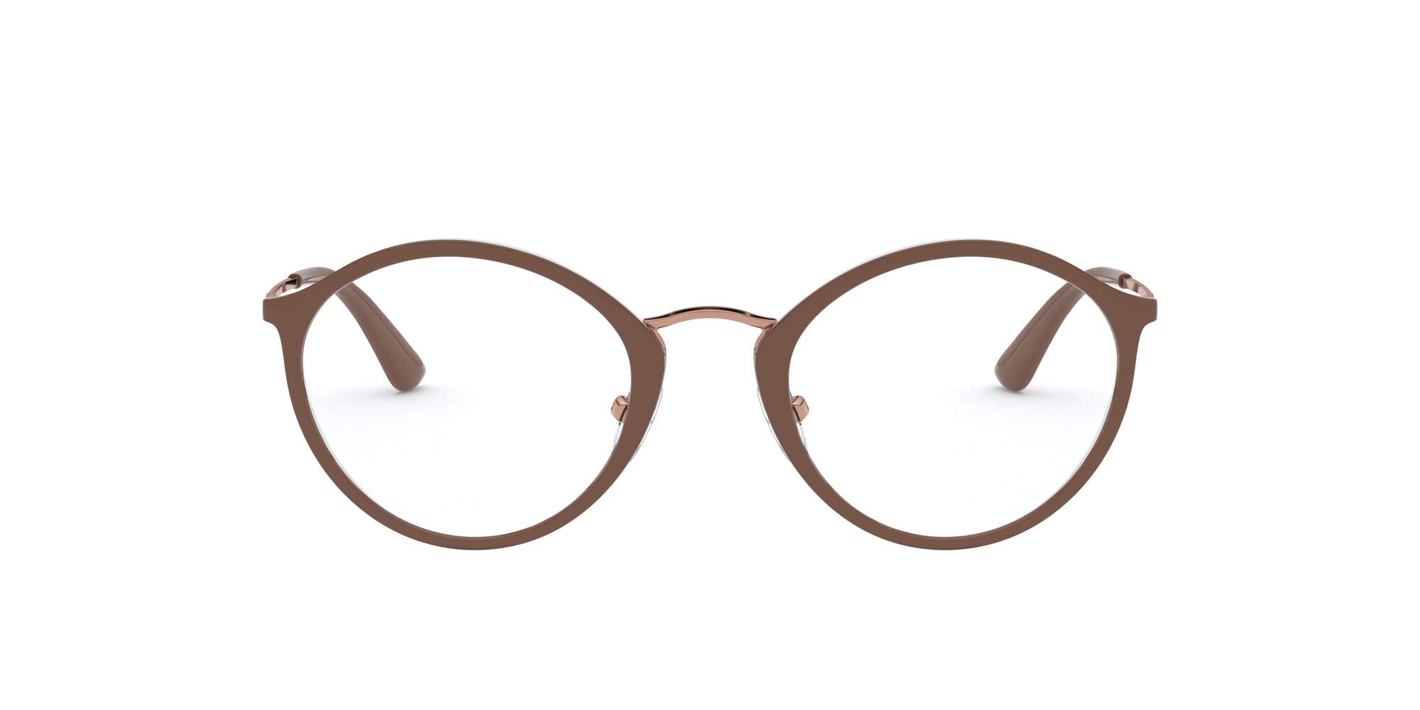 Vogue Eyewear Vo5286 Round Prescription Eyeglass Frames for Women - Lightweight Acetate Frame with Spring Hinges - Perfect for Office, Reading & Everyday Wear